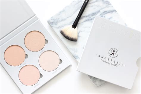 anastasia beverly hills glow kit in gleam review and swatches british beauty addict