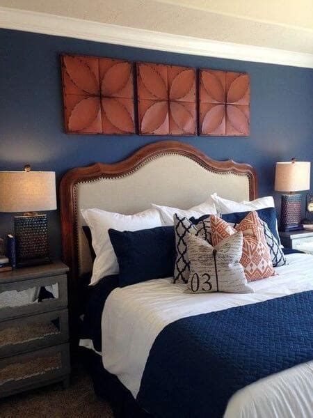 45 Blue And Orange Bedroom Ideas Easy Home Concepts Blue Bedroom