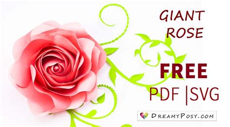 Png and jpeg format are typical. FREE template and full tutorial to make giant rose for ...
