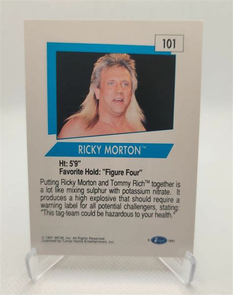 1991 Impel Wcw Wrestling Trading Card 101 Ricky Morton Ebay