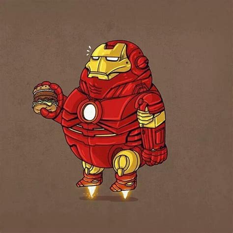 Overweight Iron Man Fat Cartoon Characters Cartoon Movies Cute