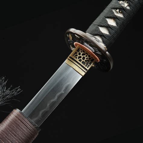 High Quality Katana Handmade Samurai Sword Pattern Steel Real Hamon