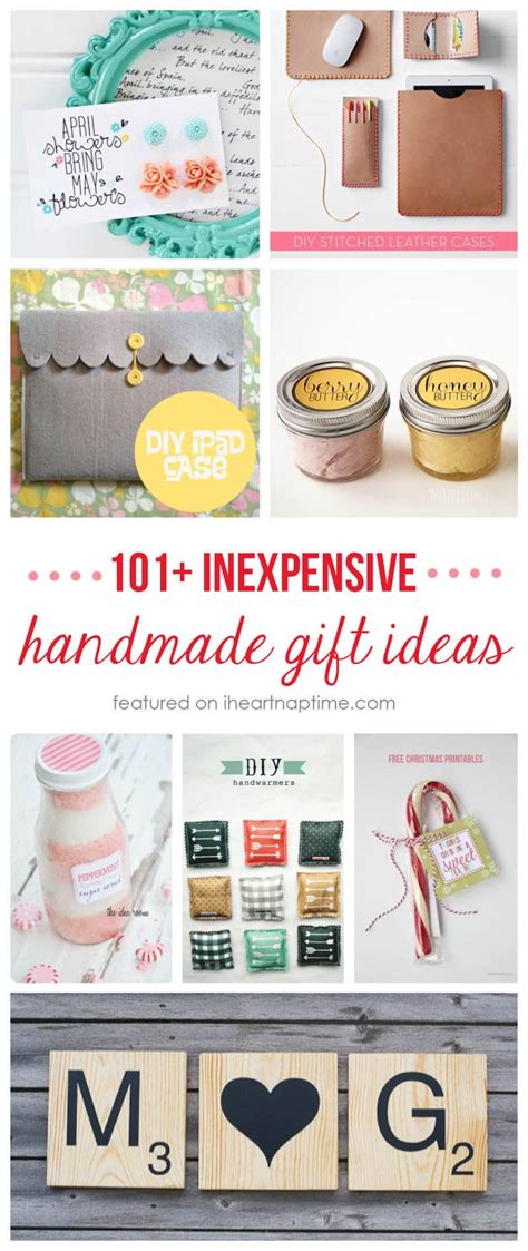 Christmas ain't cheap, that's for sure. 101+ inexpensive handmade Christmas gifts on iheartnaptime.com