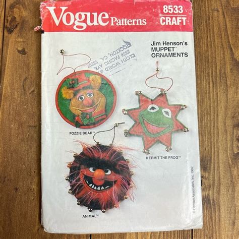 Vogue Patterns Art Vogue Patterns Vintage Jim Henson Muppet