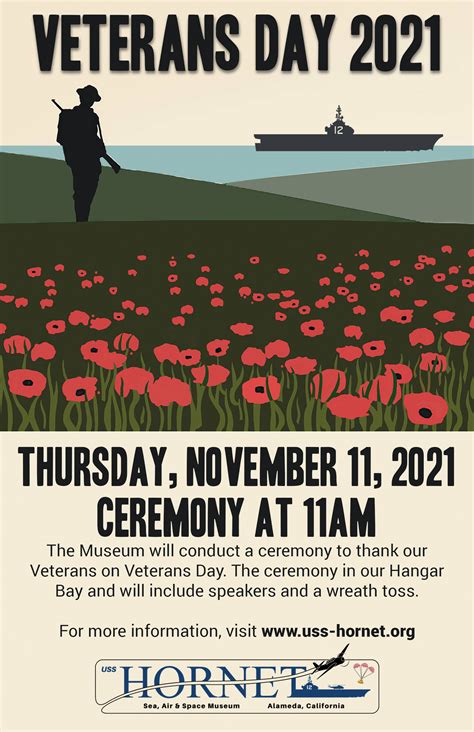 Veterans Day Ceremony And Special Exhibit 2021 Uss Hornet Museum