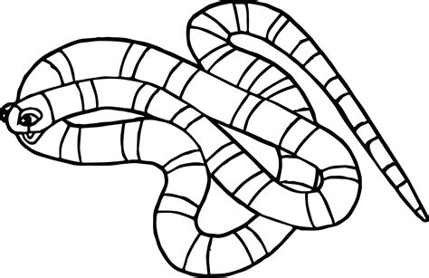 Snake Coloring Pages For Kids At Free Printable