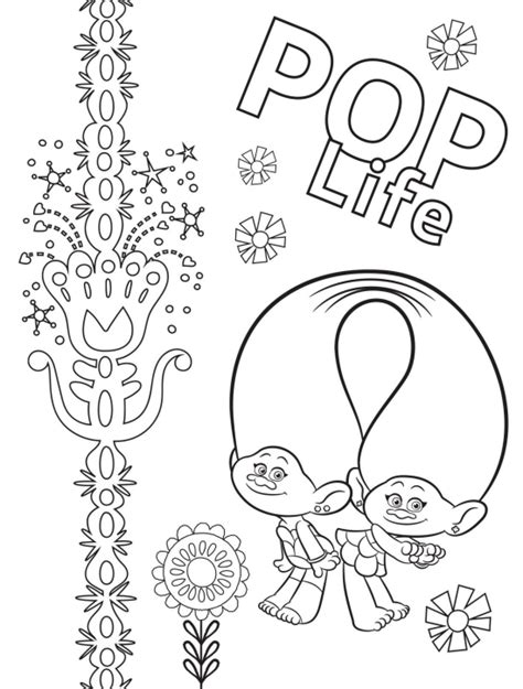 Trolls World Tour Coloring Pages Poppy Coloring Pages