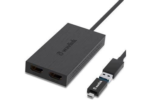 Wavlink Usb 30 To Hdmi Dual Display Adapter Usb A Or Usb C To Hdmi