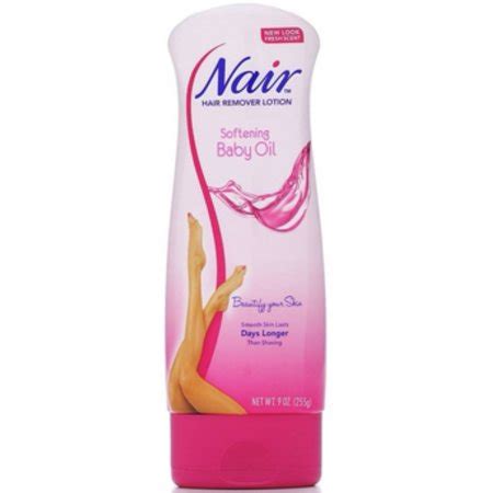 Fast, smooth hair removal that lasts days longer than shaving! Nair Hair Remover Lotion For Body & Legs, Baby Oil 9 oz ...