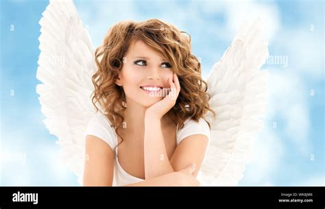 Angel Girl Stock Photo Alamy