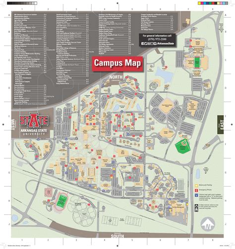 University Of Arkansas Campus Map Map