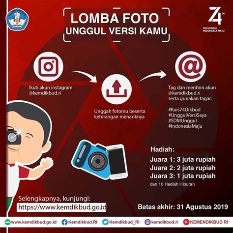 Sambut HUT Kemerdekaan RI, Kemdikbud Gelar Lomba Foto Berhadiah Jutaan - SangPengajar.com