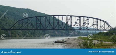 Mears Memorial Bridge At Nenana On Alaska Rr Editorial Image Image Of