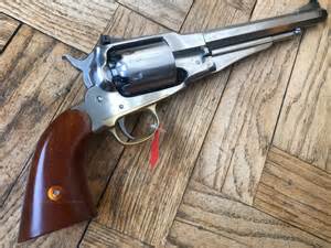Uberti 44 1858 New Army Target Stainless Revolver New Pistol Black
