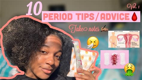 period tips advice girl talk vol 1 youtube