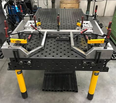 Dcts Modular Fixturing System For Welding Features Precision Machined Welding Tables And A