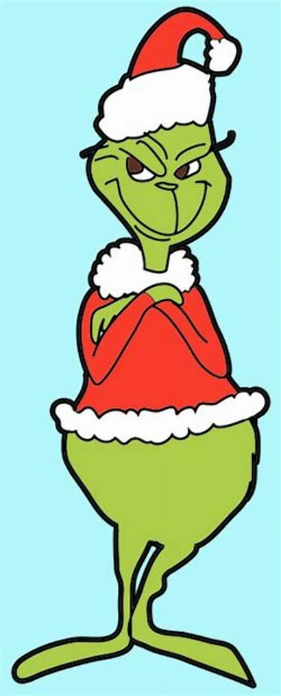 Grinch Body Drawing Easy Christmas Draw Step