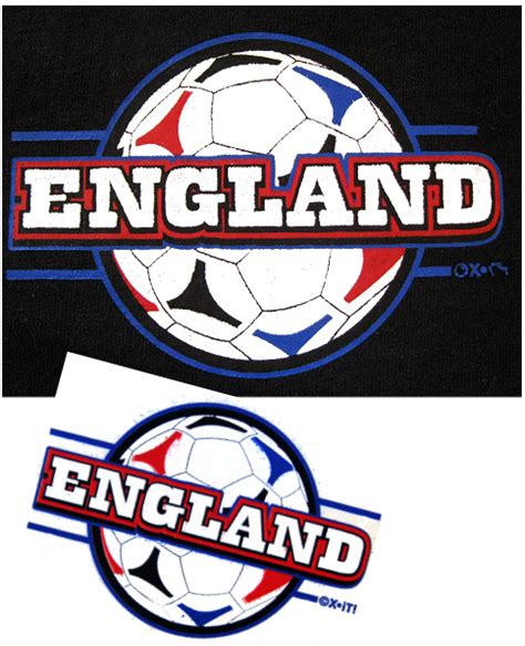 Click the logo and download it! England football sleeve/breast pocket logo transfer