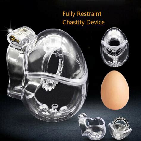 Chastity Devices Male Egg Type Total Restraint Virginity Device Penis
