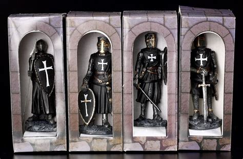 Browse the stunning new home decor and styles in trendy home decor that kirkland's has for your home! Knights templar Figures black Set Of 4 - Knight Decor ...