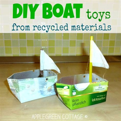 How To Make Boats For Kids From Recycled Materials Boat Crafts