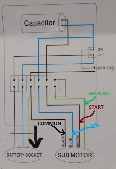 Wiring Of Single Phase Water Pump Wiring Draw