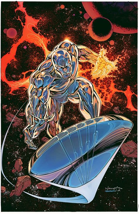 Silver Surfer Black 1 Variant Superhéroes Marvel Dibujos Marvel