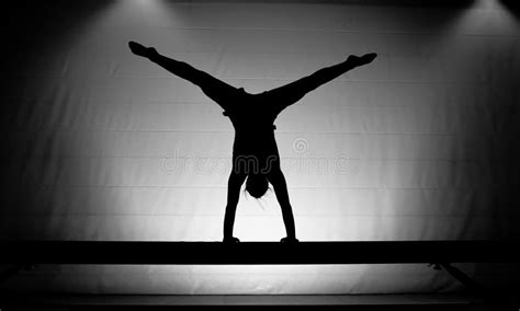 Female Gymnast Handstand Stock Photography Image 15335592
