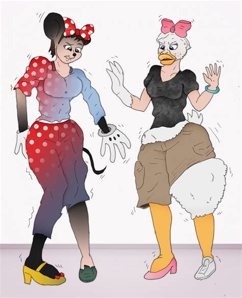 Disneyfied Minnie Mouse And Daisy Duck Tf Collab By Tf Plaza Fur