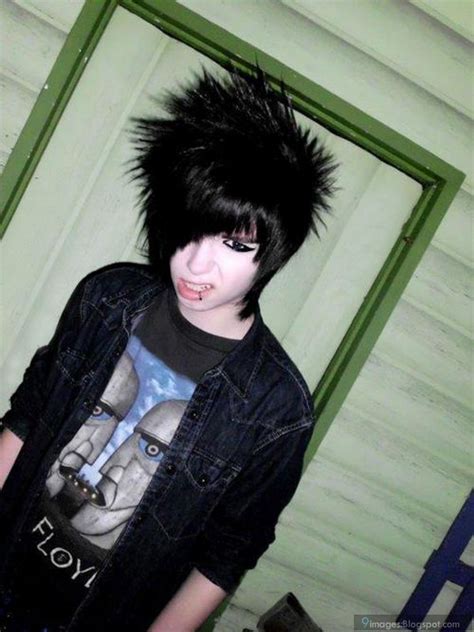 Emo Boy Scene Hairstyle Adorable Attitude