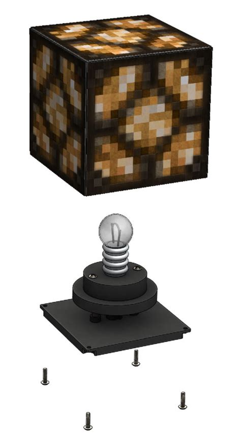 Now to make a real lamp you'd need the following: How to make redstone lamps - 10 simple steps | Warisan Lighting