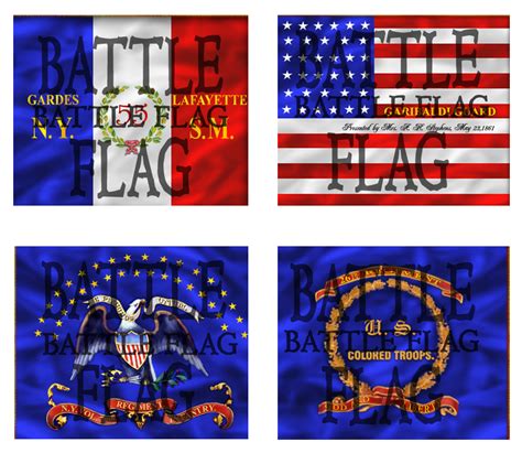 New Ameican Civil War Union Wargame And Collectors Flags From Battle