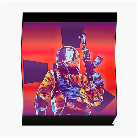 Rust Game Hazmat Suit Poster For Sale By Cttdesigns Redbubble