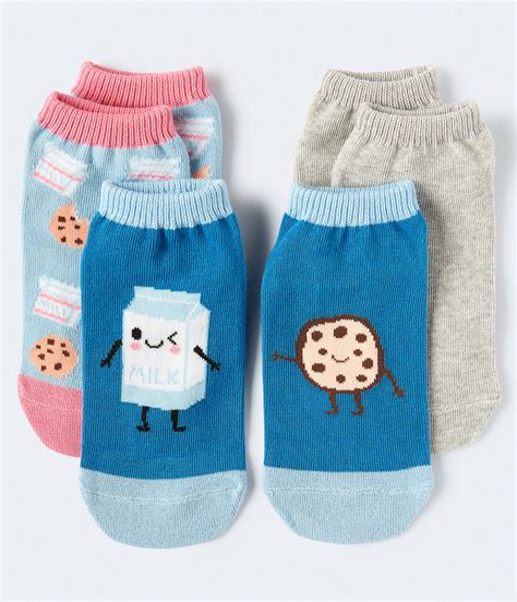 Milk And Cookies Ankle Sock 3 Pack