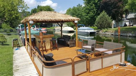 Tiki Bar Xl Pontoon Twin Lakes Boat Rental