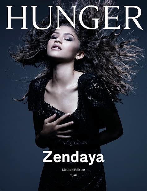 Zendaya Hunger Magazine Cover 2015 Shoot