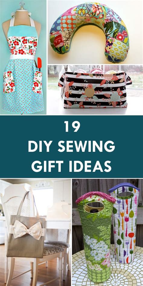19 Cute DIY Gifts You Can Sew Diy Sewing Gifts Easy Sewing Projects