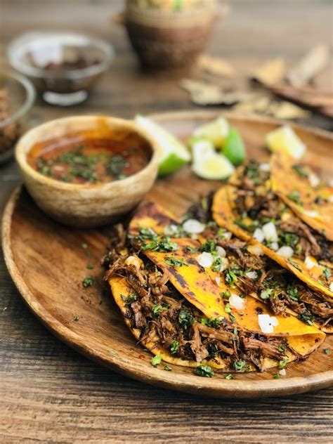 Slow Cooked Beef Birria Tacos Food Thinkers