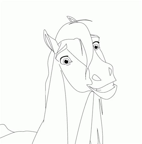 Kleurplaat Paarden Spirit Coloring Pageslineart Dreamworks Spirit