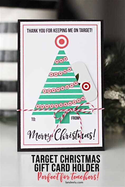 We've got 55 ideas for you, plus more in the comments. Teacher Gift for Christmas: Target Gift Card Holder ...