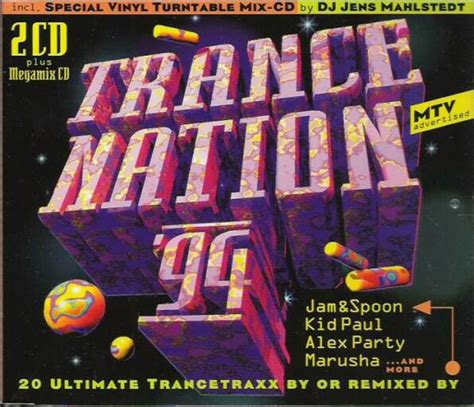 Trance Nation 94 1994 Cd Discogs