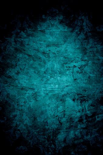Teal Colored Distressed Background Stock Photo Download Image Now