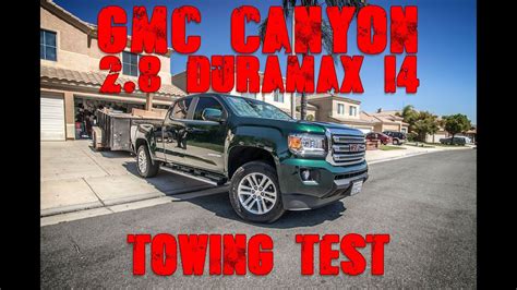 Learn more about its engine options and towing capacity here and check it out at palmen buick gmc cadillac today! My Duramax Canyon Towing mini-review - YouTube
