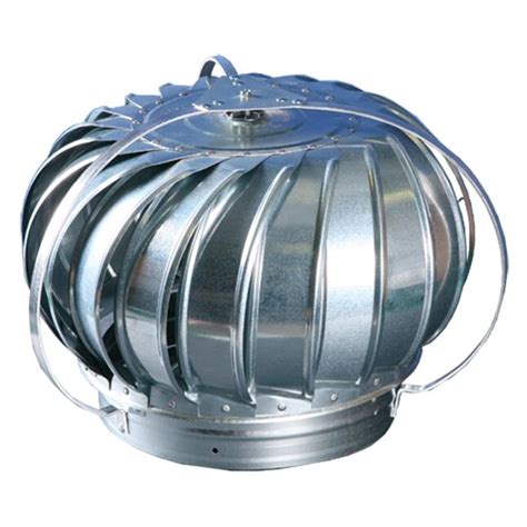 air vent 12 in galvanized steel externally braced roof turbine vent at