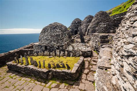 The 6th Century Gaelic Christian Monastery Of Skellig Michael Island