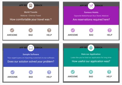 An Interactive Feedback Dialog For Android Inspired From
