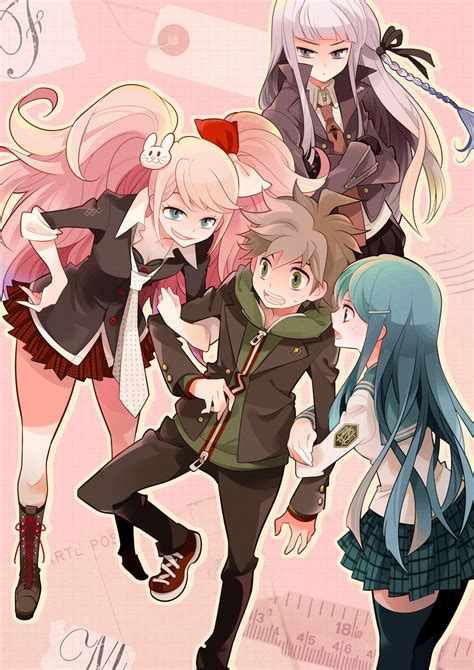 Enoshima Junko Ikusaba Mukuro Kirigiri Kyouko Maizono Sayaka And