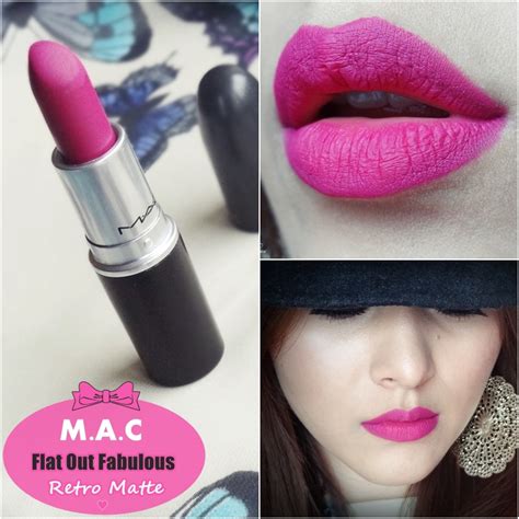 Indian Vanity Case Mac Flat Out Fabulous Retro Matte Lipstick Swatches