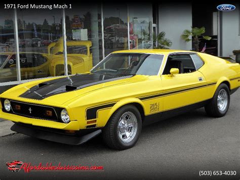 1971 Ford Mustang Mach 1 For Sale ClassicCars CC 1231877