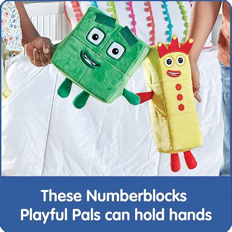 Hand2mind Numberblocks Three And Four Playful Pals Cartoon Plush Toys